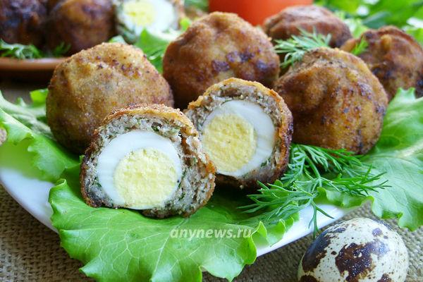 Яйца по-шотландски (обычные, перепелиные): рецепты с фото