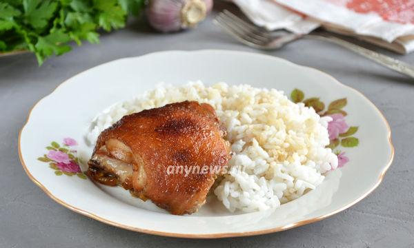 Курица в соевом соусе с медом в духовке