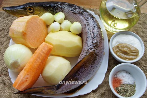 Щука в фольге с овощами: рецепт с фото пошагово