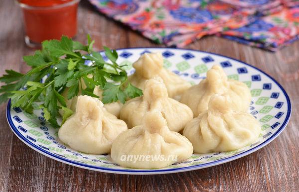 Хинкали из свинины по-грузински