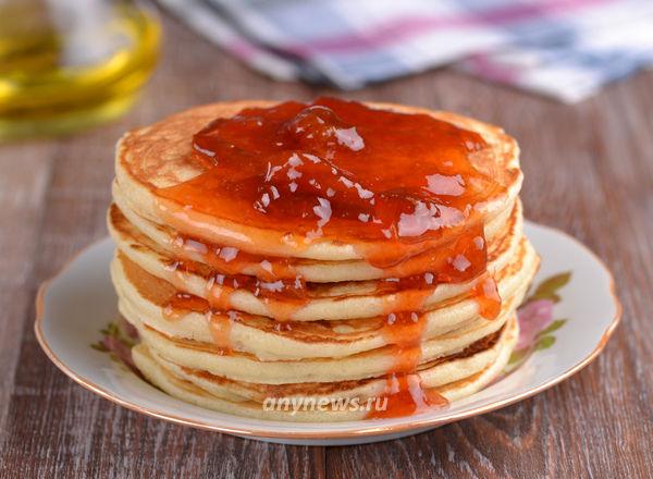 Пышные панкейки на молоке - рецепт