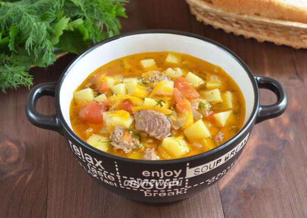 Суп с тушенкой и картошкой - пошаговый рецепт