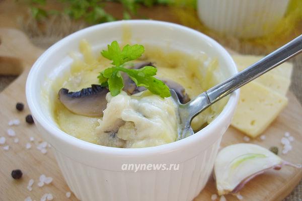 Жульен с курицей и грибами