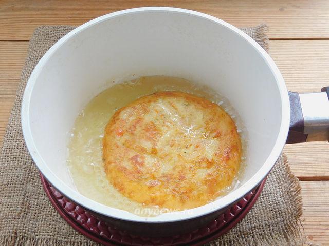 картофельные лепёшки с сыром на сковороде - жарим лепешки