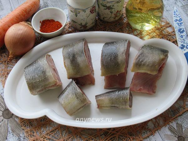 Терпуг с луком и морковью в духовке – пошаговый рецепт с фото на фотодетки.рф