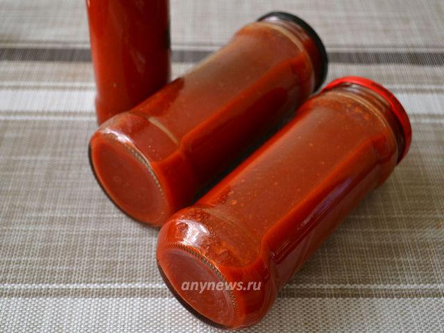 Домашний кетчуп из помидоров - рецепт