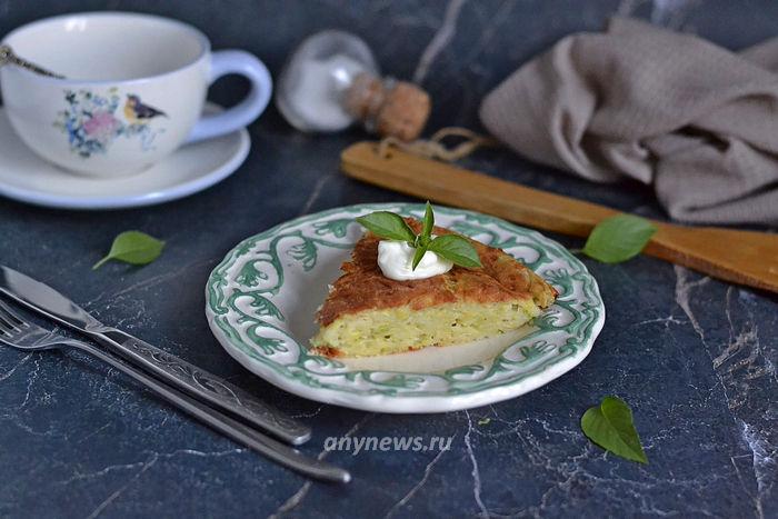 Пирог из кабачков с сыром в духовке