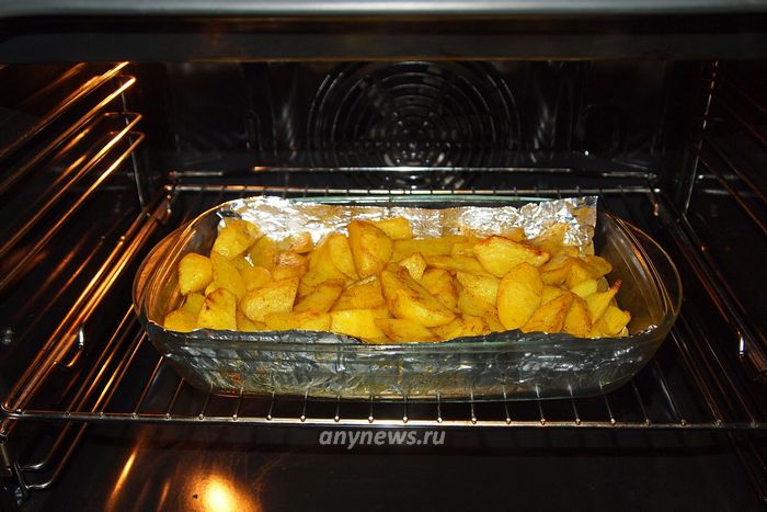 Запекаем картошку по-селянски в духовке 30 минут