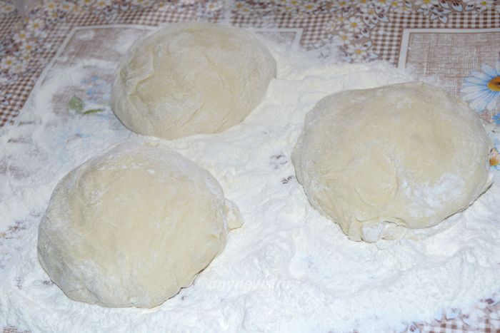осетинский пирог с картошкой и сыром - тесто