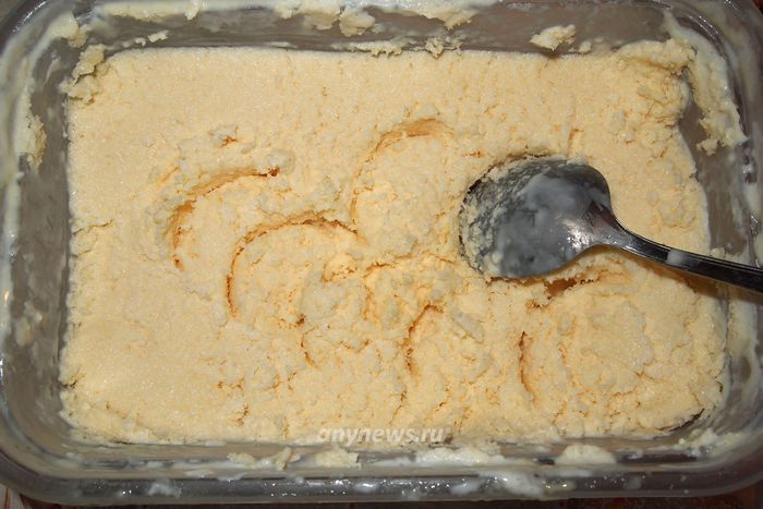 мороженое пломбир на сливках оставить в морозилке на 2-3 часа