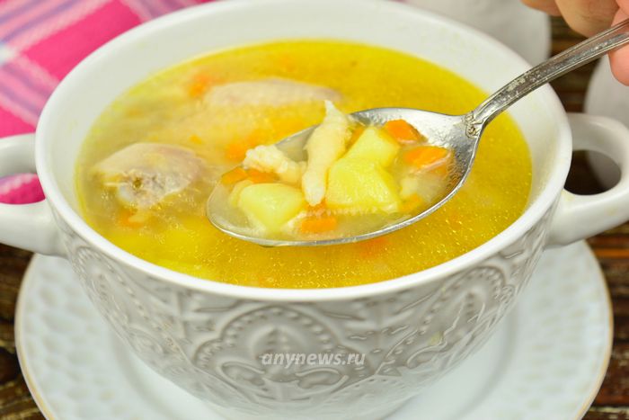 Суп с картошкой и курицей – пошаговый рецепт приготовления с фото