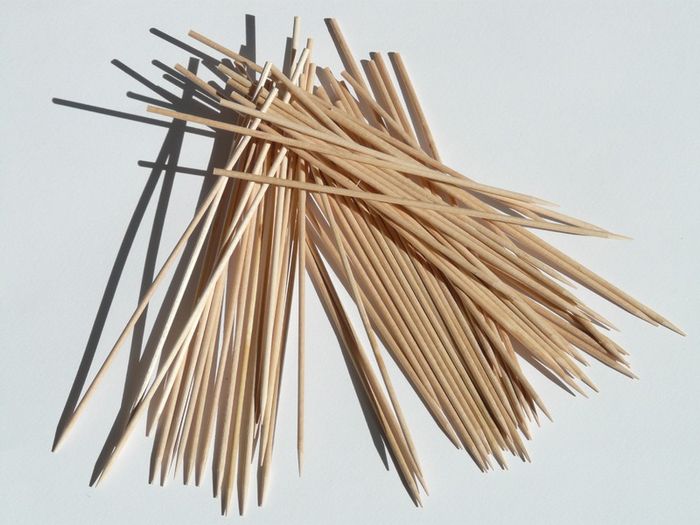 Набор шампуров с деревянными ручками для мангалов