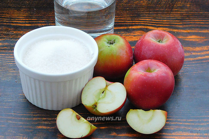 Ингредиенты для «Яблочное желе на зиму»: