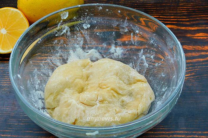 лимонный тарт с меренгой - песочное тесто