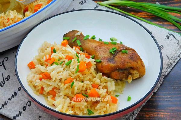 Куриные ножки с рисом в духовке | Лилия Домашние рецепты | Дзен