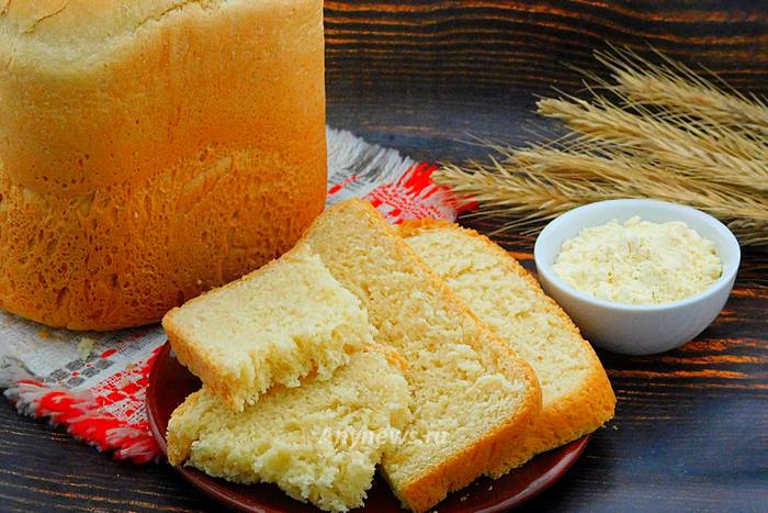 Кукурузный хлеб в хлебопечке - пошаговый рецепт