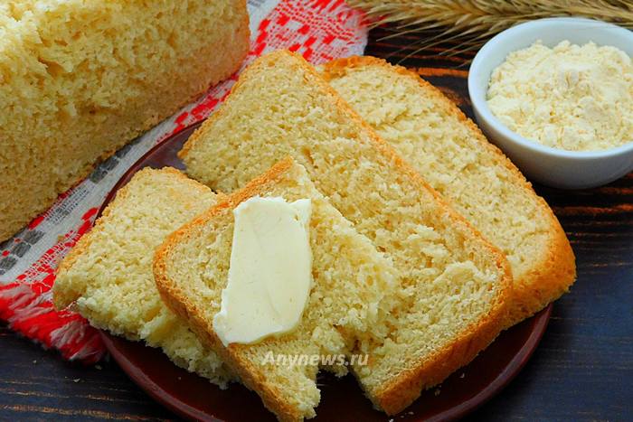 Кукурузный хлеб в хлебопечке в домашних условиях