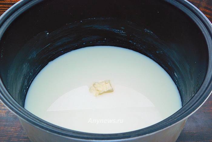 Каша рисовая на молоке в мультиварке - подготовительный этап