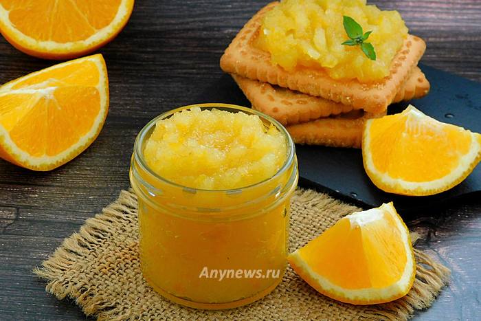 Повидло из кабачков с лимоном и апельсином в домашних условиях