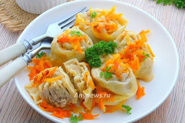 Ленивые пельмени с фаршем
