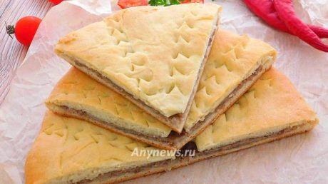 Осетинский пирог с мясом Фыдджын