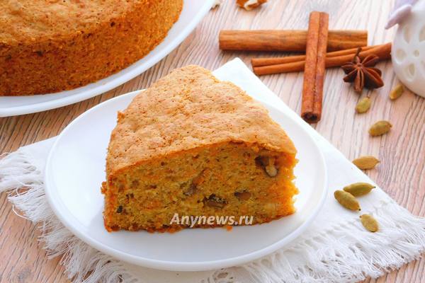 Морковный пирог