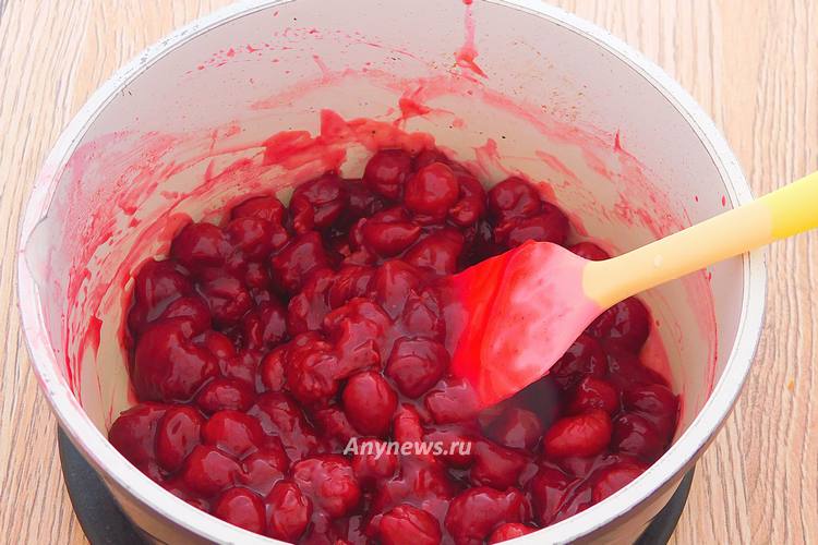Начинка для лукошка с вишней