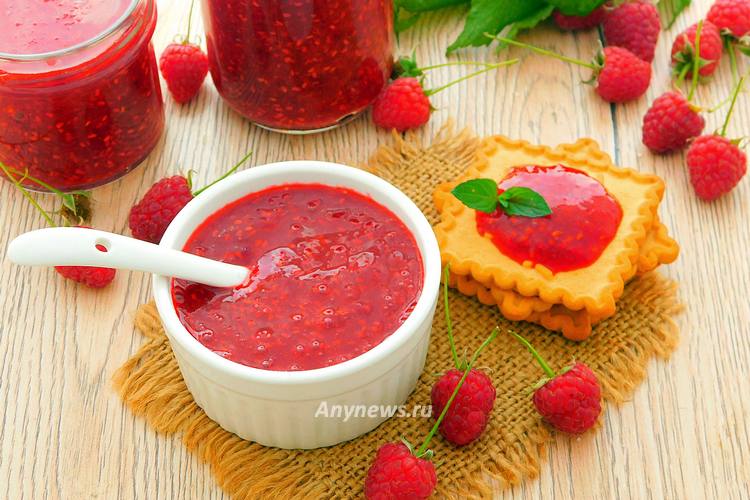 Малина на зиму без варки с сахаром - рецепт