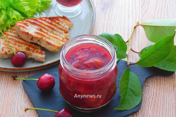 соус из вишни к мясу - рецепт