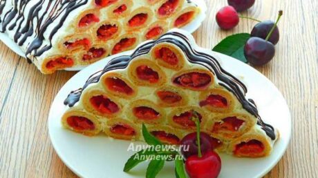 Торт Монастырская изба с вишней