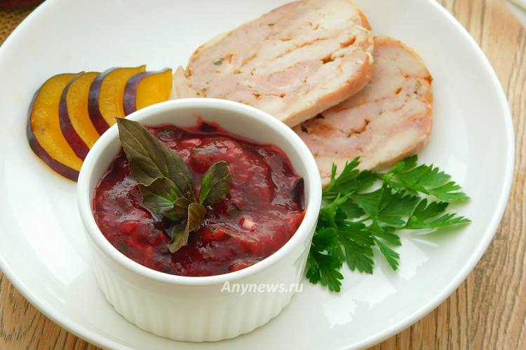 Соус из сливы к мясу