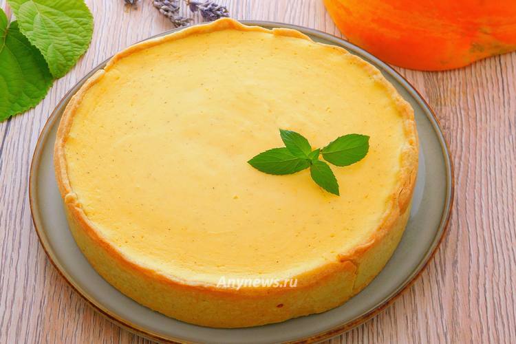 Чизкейк с начинкой из рикотты и тыквы - рецепт