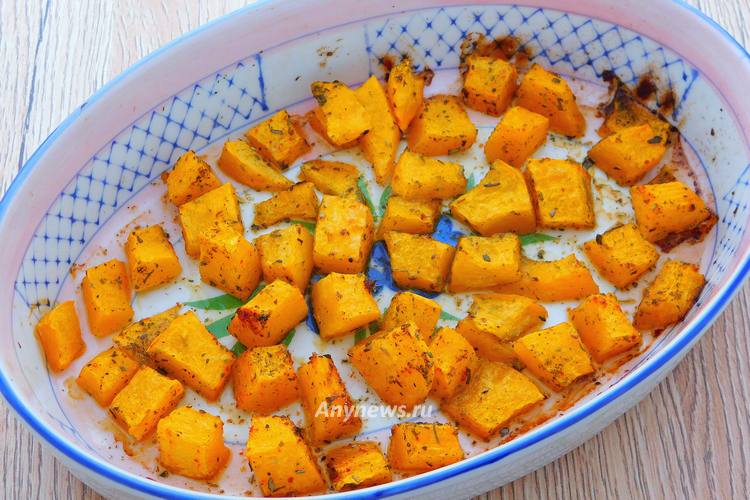 Кусочки тыквы должны стать мягкими