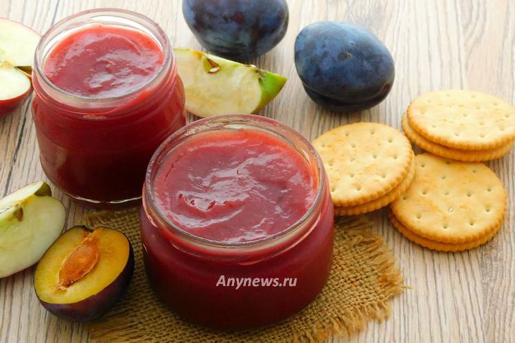яблочное-сливовое повидло в домашних условиях - рецепт