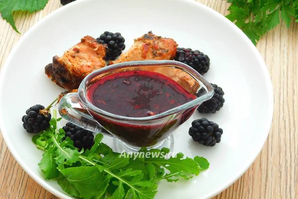 Соус из ежевики к мясу