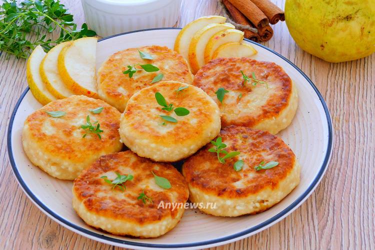 Сырники с грушей - рецепт