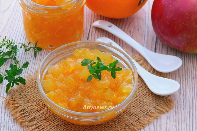 Варенье из кабачков и яблок на зиму - рецепт