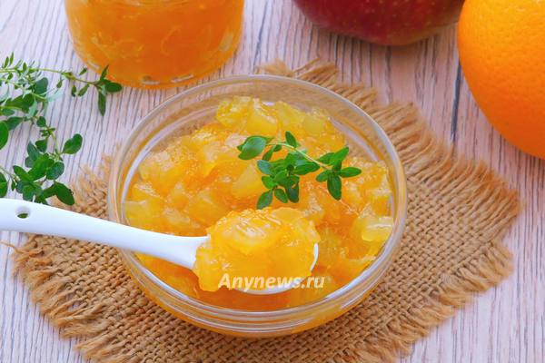 Варенье из кабачков и яблок