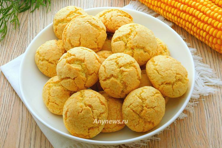 Печенье из кукурузной муки - рецепт