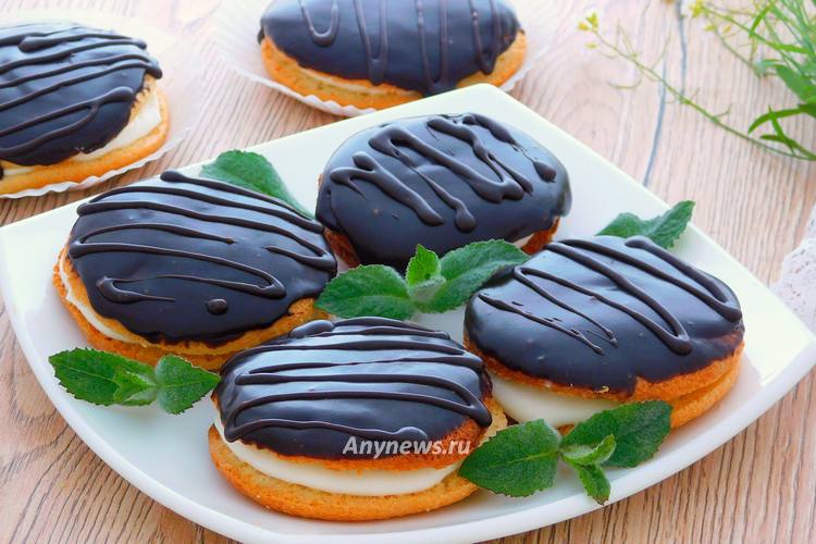 Домашнее пирожное буше - рецепт