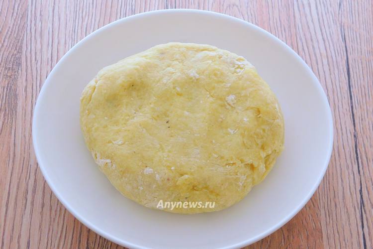 Зразы картофельные с яйцом - тесто