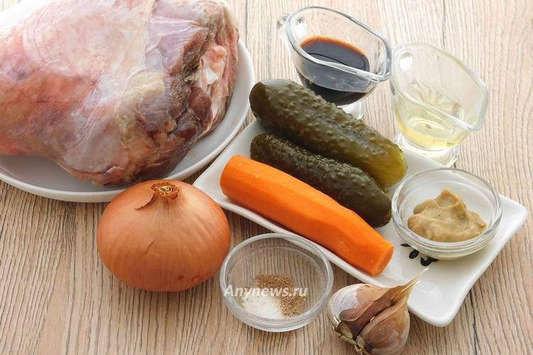 Рулет из индейки в духовке - ингредиенты