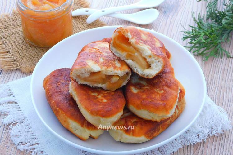 Жареные пирожки с повидлом - рецепт