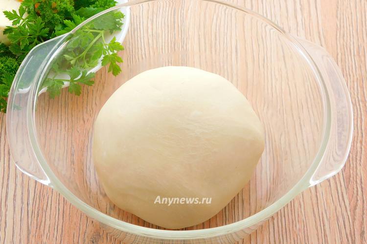 Кутабы с зеленью и сыром - тесто для пирожков
