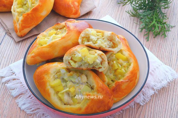 лодочки с курицей и картошкой в домашних условиях