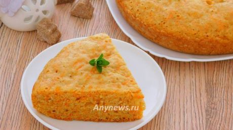 Морковный пирог в мультиварке