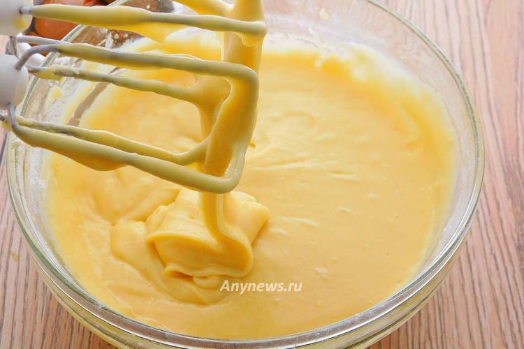 кексы со сгущенкой внутри - тесто