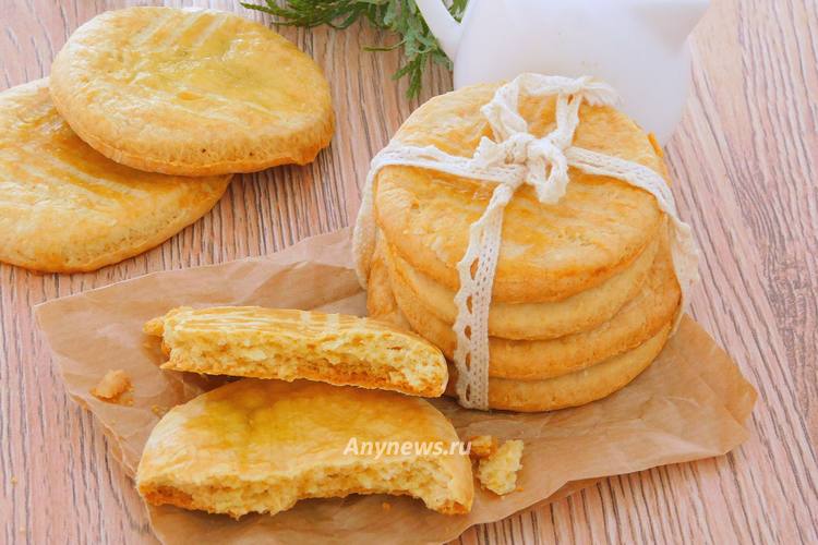 Ароматные домашние молочные коржики 