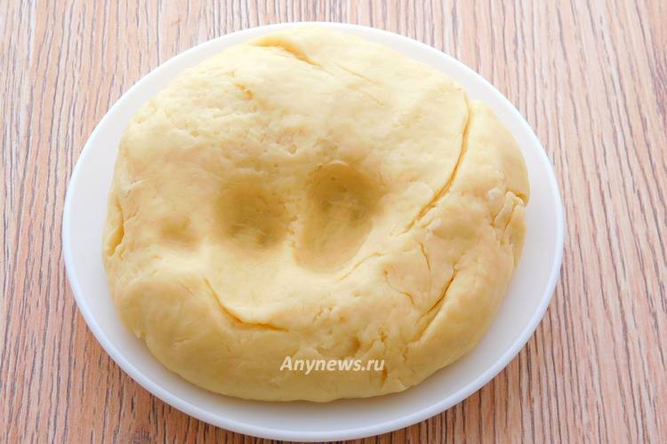 домашние молочные коржики - тесто