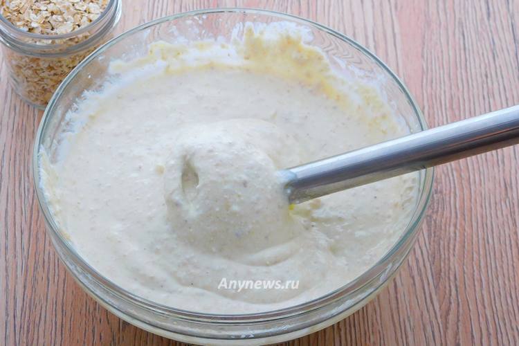 Пробить продукты погружным блендером